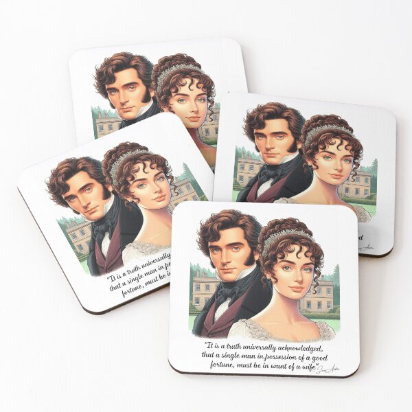 Item preview, Pride and Prejudice: Man With Good Fortune Wants a Wife designed and sold by SassiDesigns.