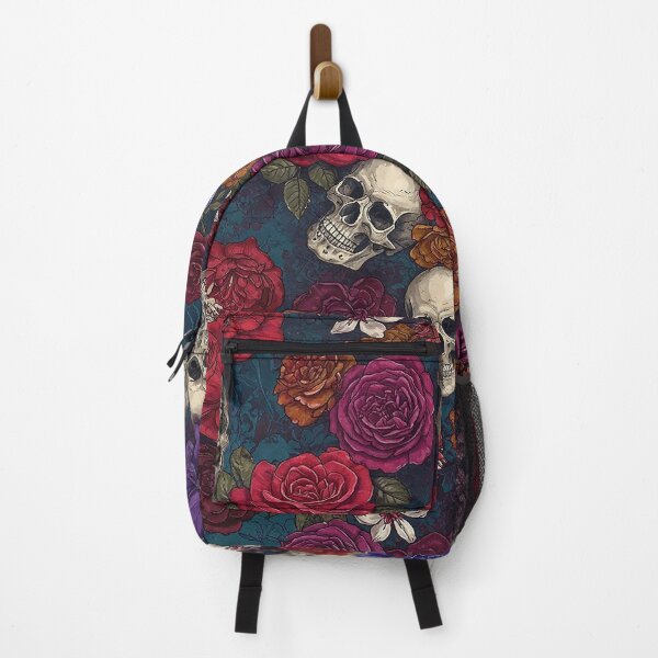 Item preview, Skulls and Flowers designed and sold by StitchNRebl.