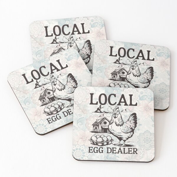 Item preview, Official Chicken Dealer – Fresh Eggs & Fine Feathers designed and sold by DeeluxeStudio.
