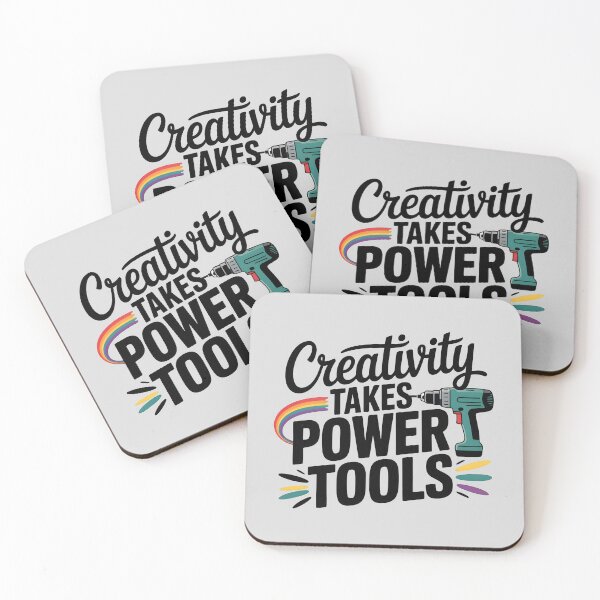 Item preview, Creativity Takes Power Tools designed and sold by Jollys-ArtShop.