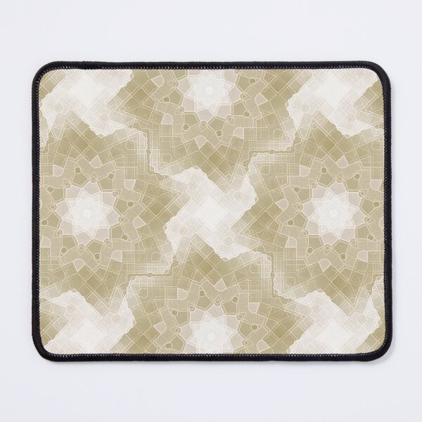 Item preview, Pastel Floral Mandala Pattern in Cream Beige designed and sold by Artistestella.