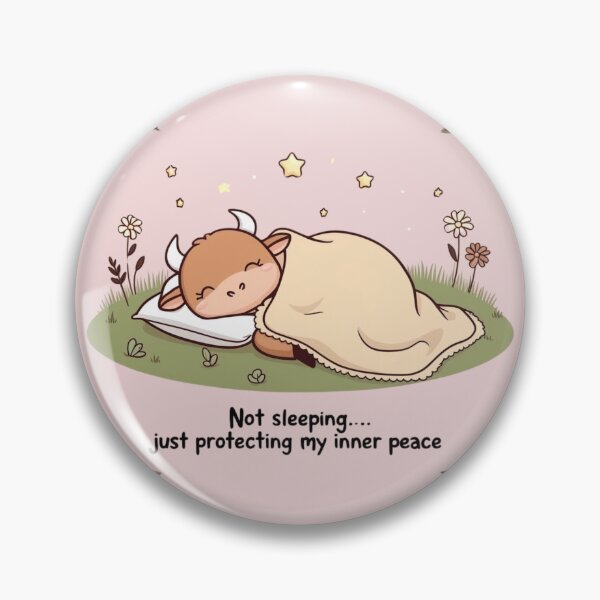 Item preview, Taurus at Peace – Cute and Funny Design designed and sold by All Creative Designer.