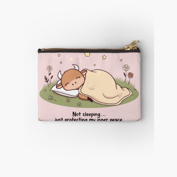 Item preview, Taurus at Peace – Cute and Funny Design designed and sold by All Creative Designer.