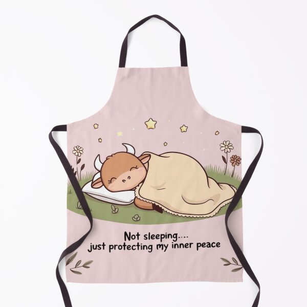 Item preview, Taurus at Peace – Cute and Funny Design designed and sold by All Creative Designer.