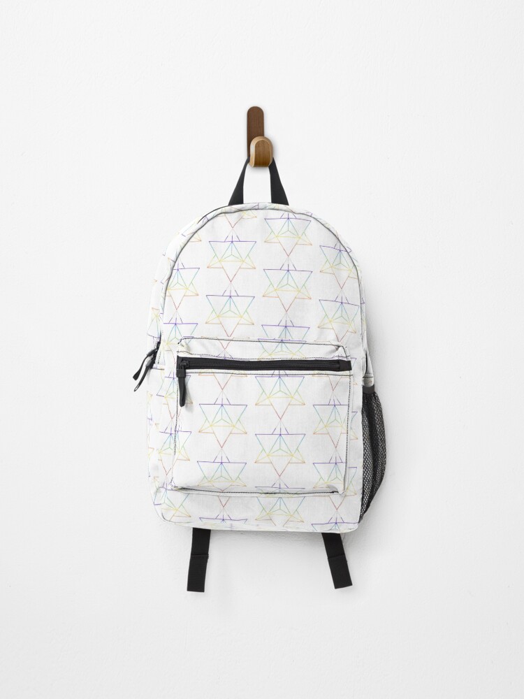 Thumbnail 1 of 3, Backpack, Merkaba - Chakras designed and sold by Pixels2Patterns.