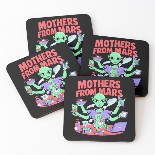 Item preview, Mothers from Mars – Funny Alien Mom Multitasking designed and sold by Fragy72.