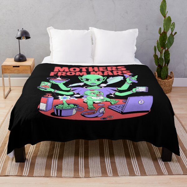 Item preview, Mothers from Mars – Funny Alien Mom Multitasking designed and sold by Fragy72.