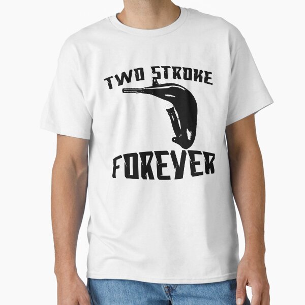 Item preview, Two Stroke Forever (Dark Print) designed and sold by WheeledLyfe.