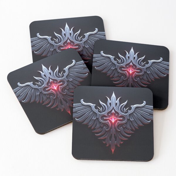 Item preview, Gothic Winged Emblem designed and sold by ArtemisDesignAI.