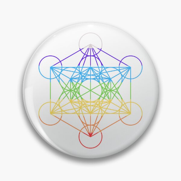 Item preview, Metatron's Cube - Chakras designed and sold by Pixels2Patterns.