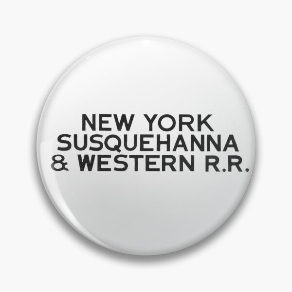 Item preview, Vintage New York Susquehanna and Western Railroad designed and sold by QuayTradingCo.