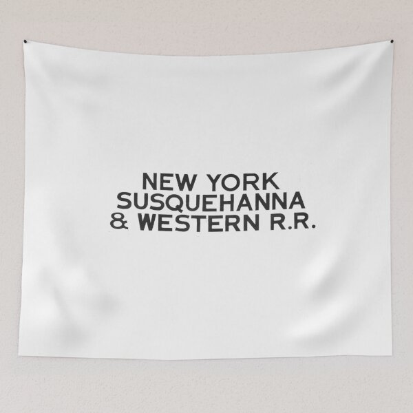 Artikelvorschau, Historische New Yorker Susquehanna und Western Railroad entworfen und verkauft von QuayTradingCo.