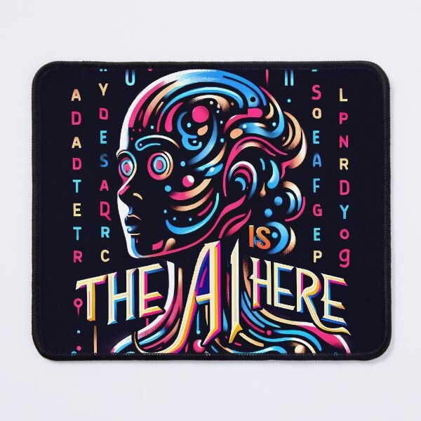 Item preview, The AI is here, typography designed and sold by maxmaj.