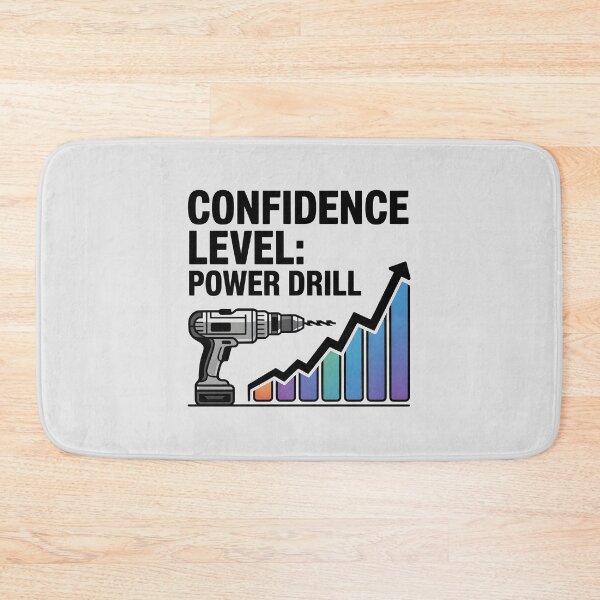 Item preview, Confidence Level: Power Drill designed and sold by Jollys-ArtShop.