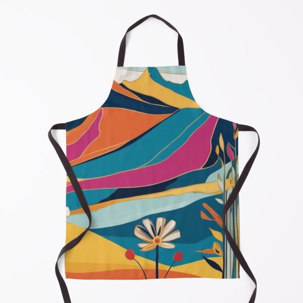 Item preview, Majestic Abstract Peaks – Let's Hike designed and sold by Forest Aura Vibes.