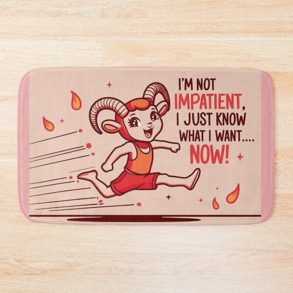 Item preview, Aries in Comic Fury – I Want It NOW! designed and sold by All Creative Designer.