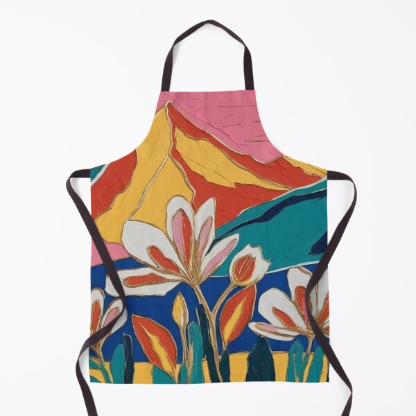 Item preview,  Majestic Abstract Peaks – A Timeless Fresco designed and sold by Forest Aura Vibes.