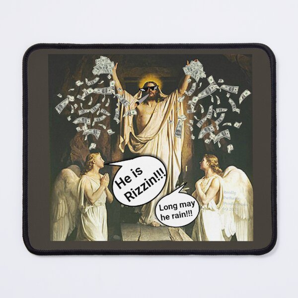 Item preview, Jesus is Rizzin Easter Miracle designed and sold by reallypathetic.