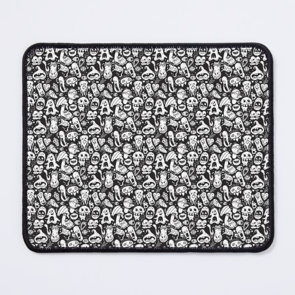 Item preview, Patrón de pequeños monstruos negros felices designed and sold by YourPrettyHome.