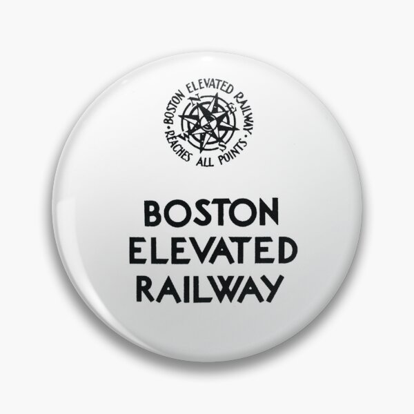 Item preview, Vintage Boston Elevated Railway designed and sold by QuayTradingCo.