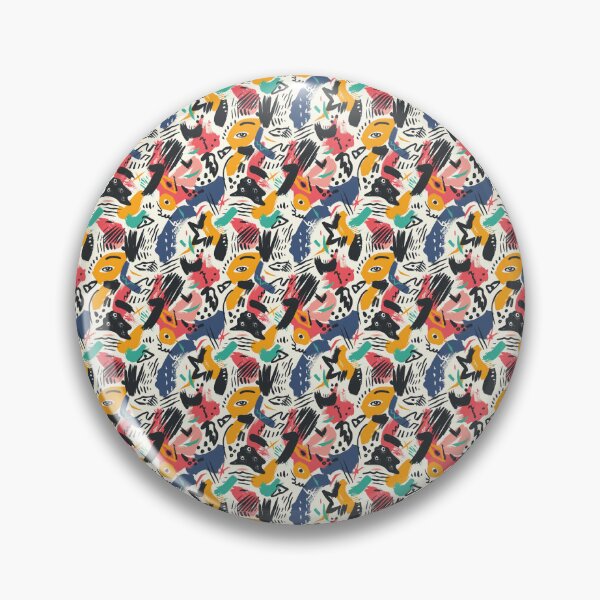 Artikelvorschau, buntes chaotisches Kunstmuster entworfen und verkauft von YourPrettyHome.