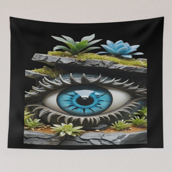 Item preview, Groovy blue human eye. designed and sold by DaliaSabryTee.