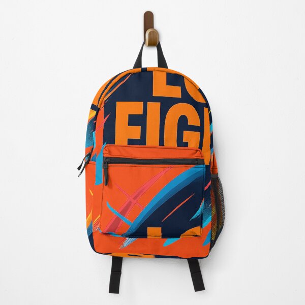 Item preview, Lone Fighter Neon Orange Streetwear Graphic Design – Retro Urban Typography with Transparent Background designed and sold by niksy.