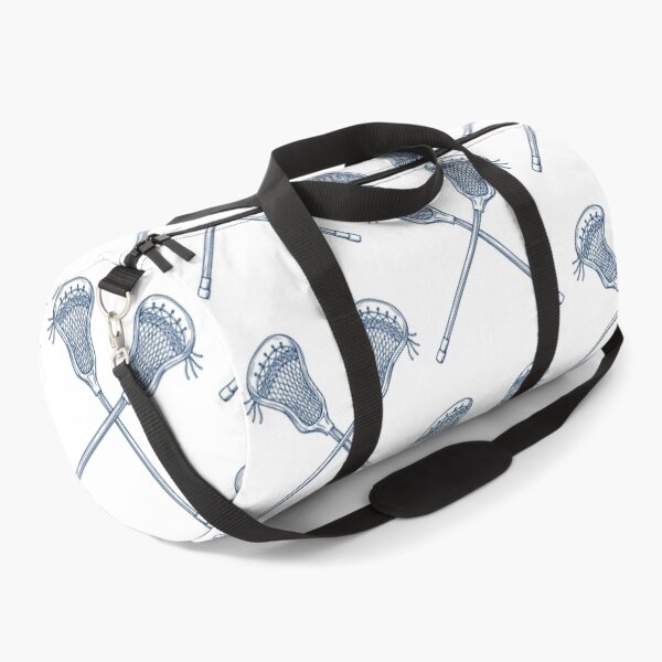 Item preview, Crossed Lacrosse Sticks- Blue designed and sold by Shamrock Gear Store.