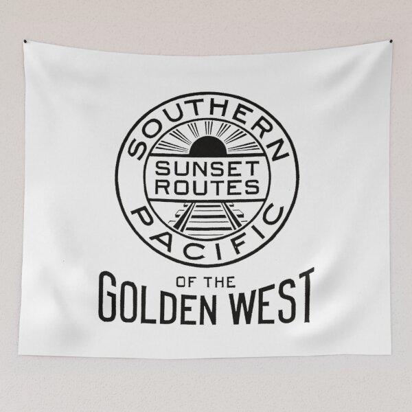Item preview, Vintage Southern Pacific Railroad - Of The Golden West designed and sold by QuayTradingCo.