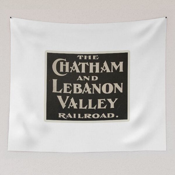 Item preview, Vintage The Chatham and Lebanon Valley Railroad designed and sold by QuayTradingCo.