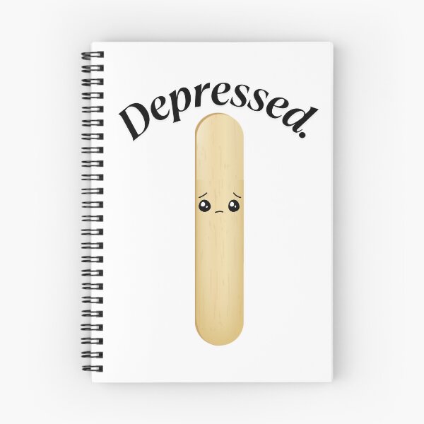 Item preview, Depressed. designed and sold by CursedCubicle.