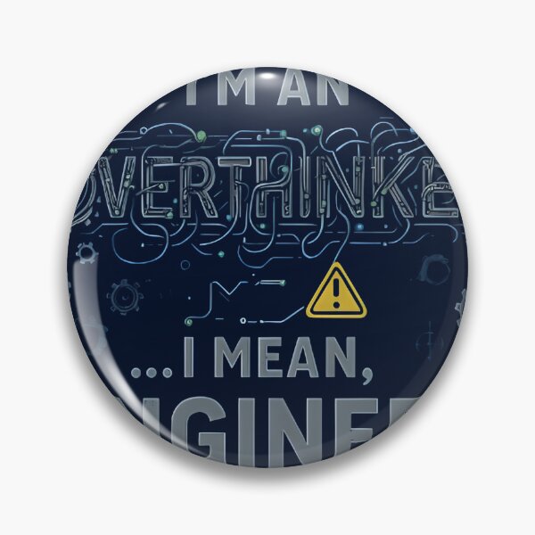 Item preview, Trust Me, I’m an Overthinker... I Mean, Engineer designed and sold by Uglyandcute.