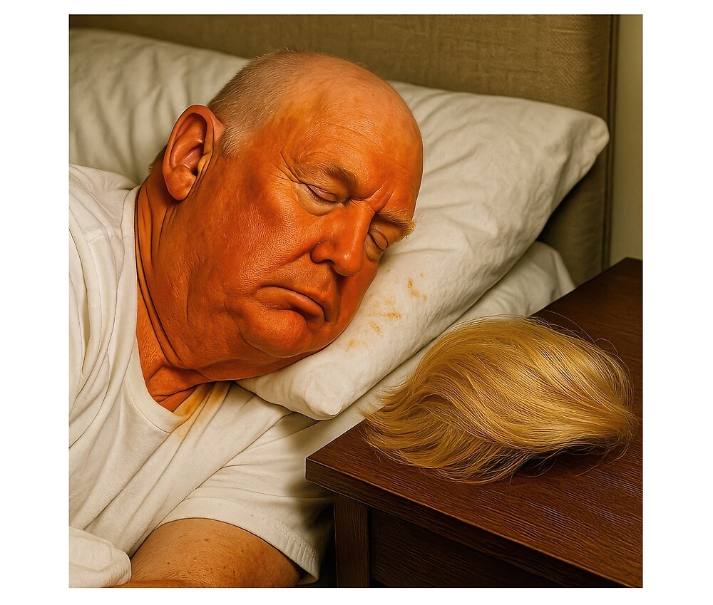 Wig Down Wednesday: The Sleep of a Spray-Tanned Ego
