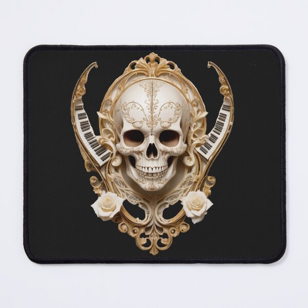 Item preview, Ornate Skull - Music Brain designed and sold by mukraker.