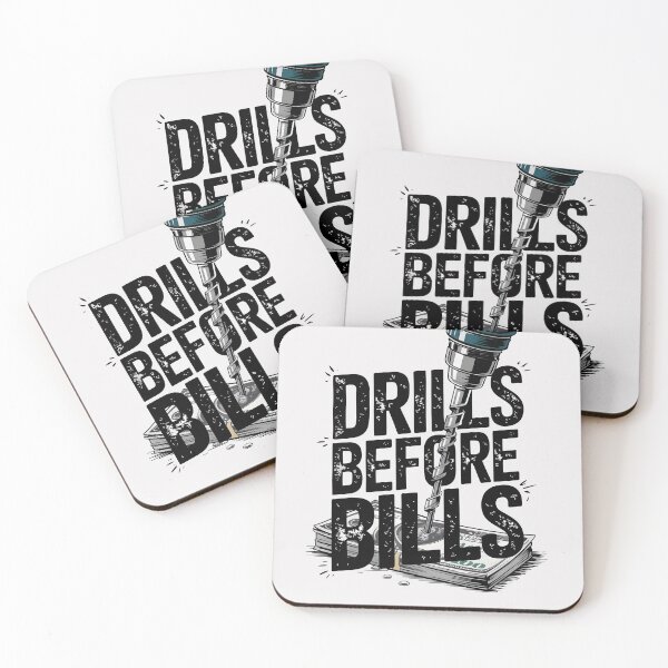 Item preview, Drills Before Bills designed and sold by Jollys-ArtShop.