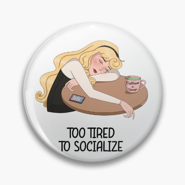 Item preview, Too Tired to Be Sociable – Modern Sleeping Beauty designed and sold by Mjs-Things.