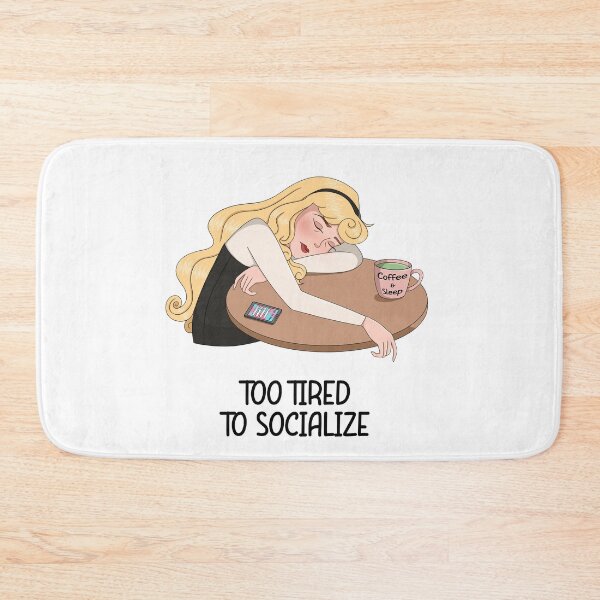 Item preview, Too Tired to Be Sociable – Modern Sleeping Beauty designed and sold by Mjs-Things.