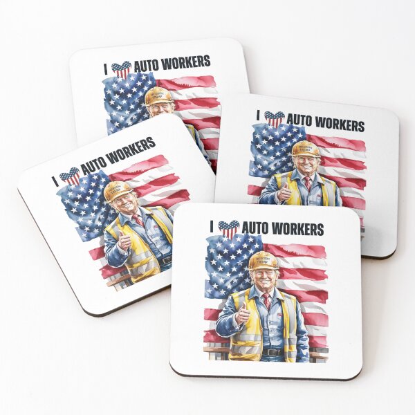Item preview, Trump "I Love Auto Workers" designed and sold by Roy & Tiffany.