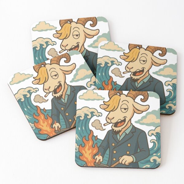 Item preview, Chef Goat – Funny Animal Chef Character Design designed and sold by Wearablestore.