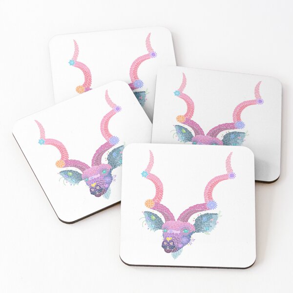Item preview, Floral  Animal "Wildebeest" WeArePrettierThanFlowers designed and sold by 366birthflower.