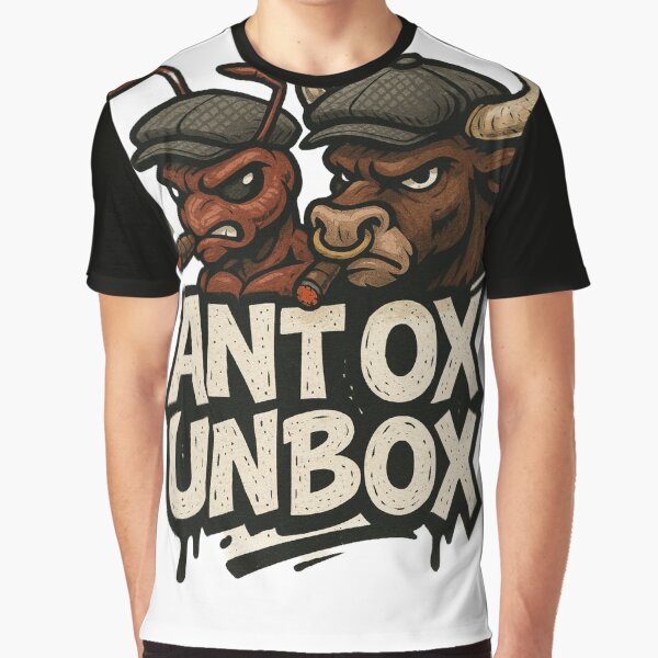 Vista previa del artículo con la obra «Ant Ox Unboxing: Logotipo de grafiti», diseñado y vendido por AntOxUnbox.