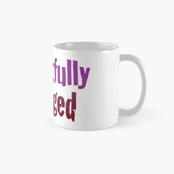 Item preview, Delightfully Unhinged Purple to Red Gradient Graphic Print designed and sold by Feral Designs by Lauren Elisabeth.