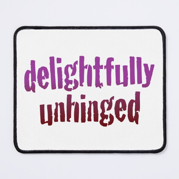 Item preview, Delightfully Unhinged Purple to Red Gradient Graphic Print designed and sold by Feral Designs by Lauren Elisabeth.