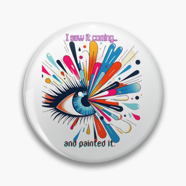 Item preview, I Saw It Coming and Painted It – Intuitive Vision Art" designed and sold by JenniferCreaArte .