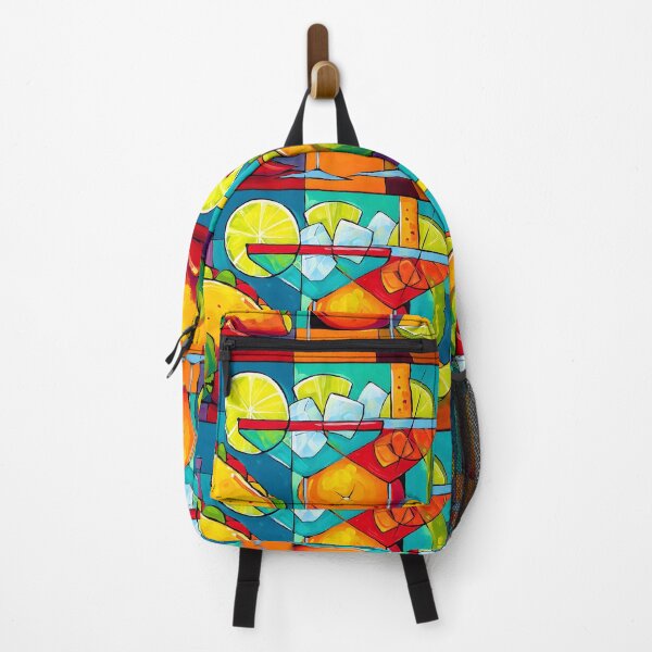 Item preview, Bring the Fiesta to Life- Cinco de Mayo with Tacos Cocktails Citrus Slices and Ice Vibrant Art designed and sold by OlfactoART Studio.