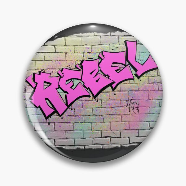 Item preview, Rebel Pink Graffitti designed and sold by Kits-Creations.