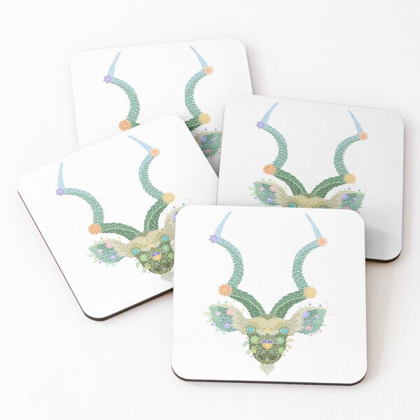 Item preview, Floral  Animal "Wildebeest" WeArePrettierThanFlowers designed and sold by 366birthflower.