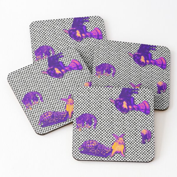 Item preview, Technicolor Chess Pets designed and sold by Felt Cute Handcrafts.