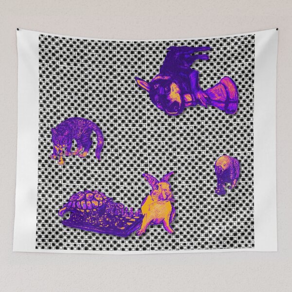 Item preview, Technicolor Chess Pets designed and sold by Felt Cute Handcrafts.