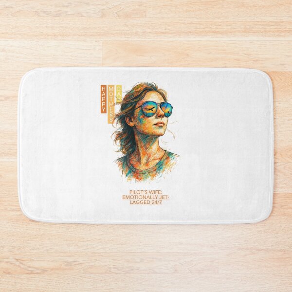 Item preview, Funny Pilot wife Mothers Day shirt mug gift designed and sold by SharpDigiDesign.